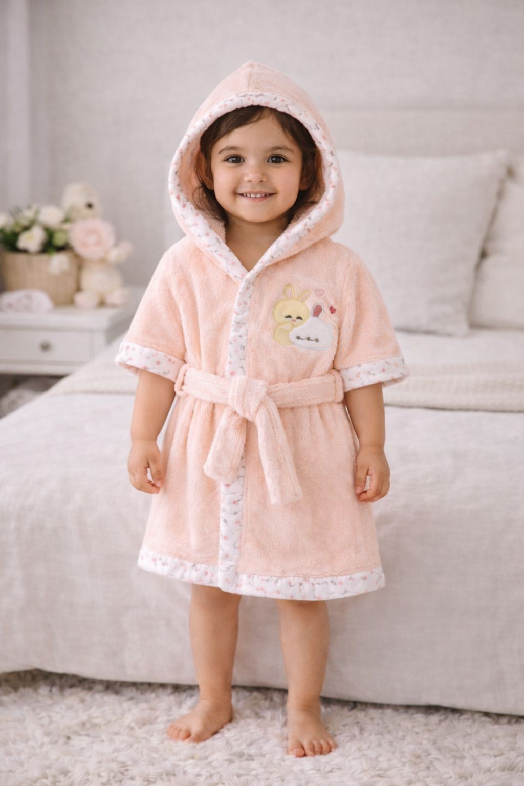 Little cloud Hooded Bath Robe