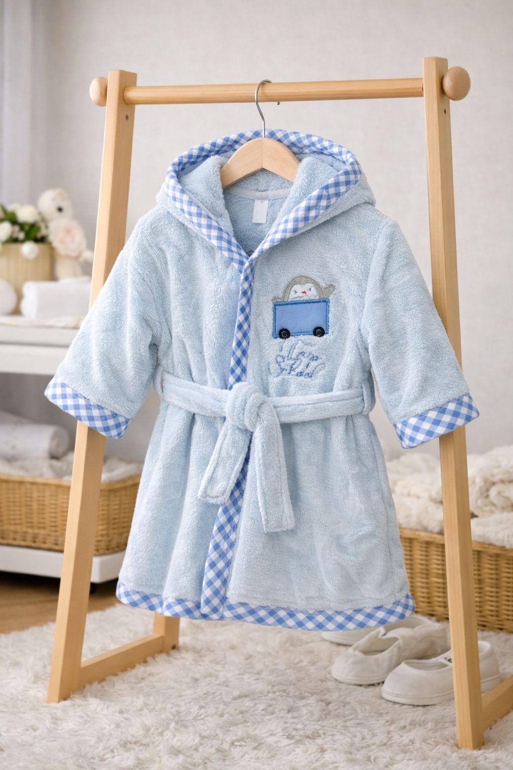 Little cloud Hooded Bath Robe