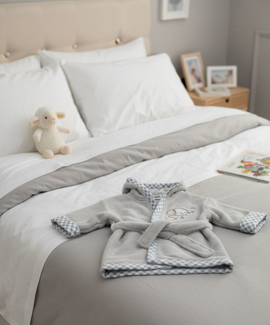 Little cloud Hooded Bath Robe