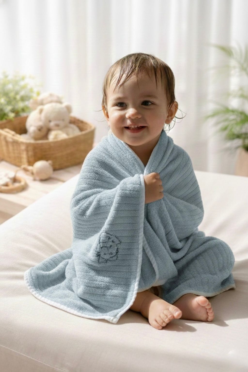 Little Bloom Bath Warp (Towel )