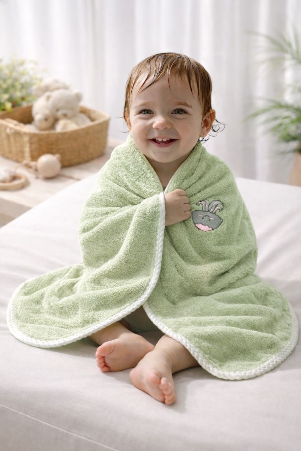 Little Bloom Bath Warp (Towel )