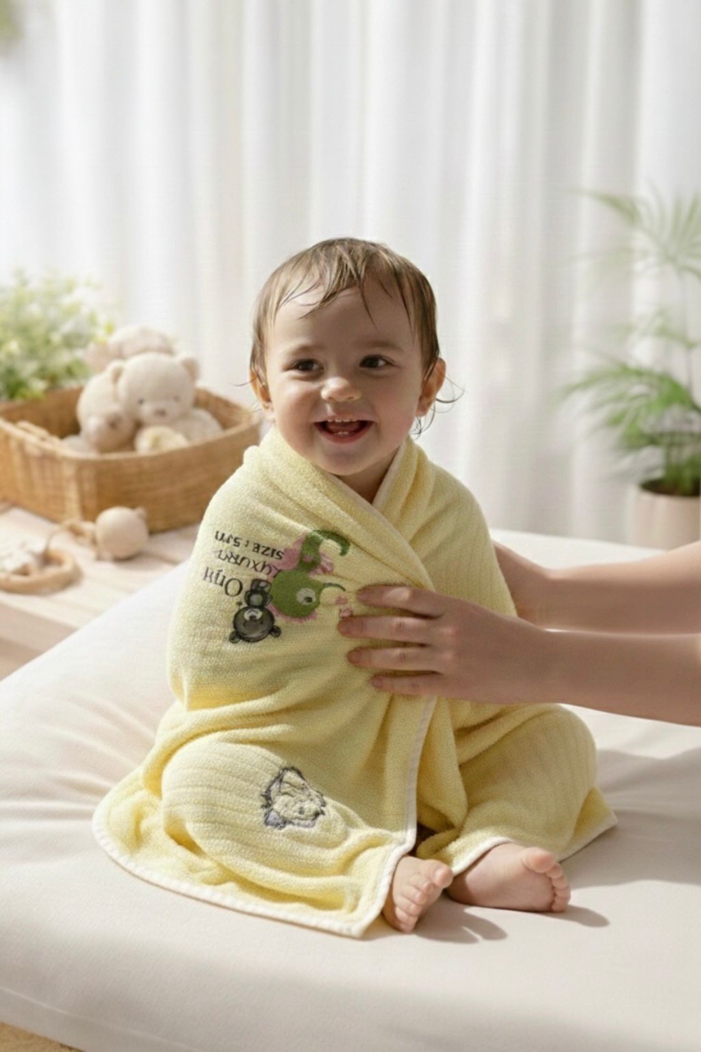 Little Bloom Bath Warp (Towel )