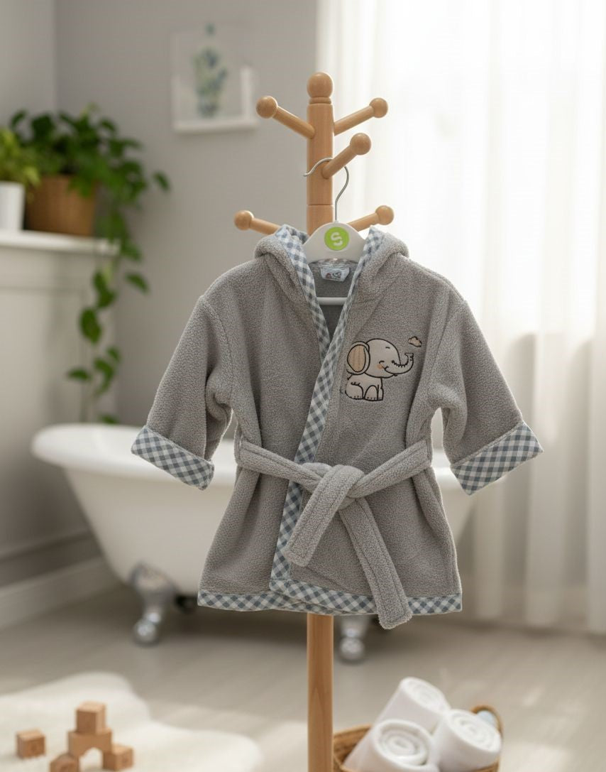 Little cloud Hooded Bath Robe