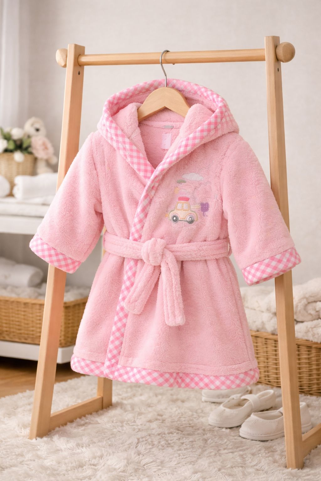 Little cloud Hooded Bath Robe